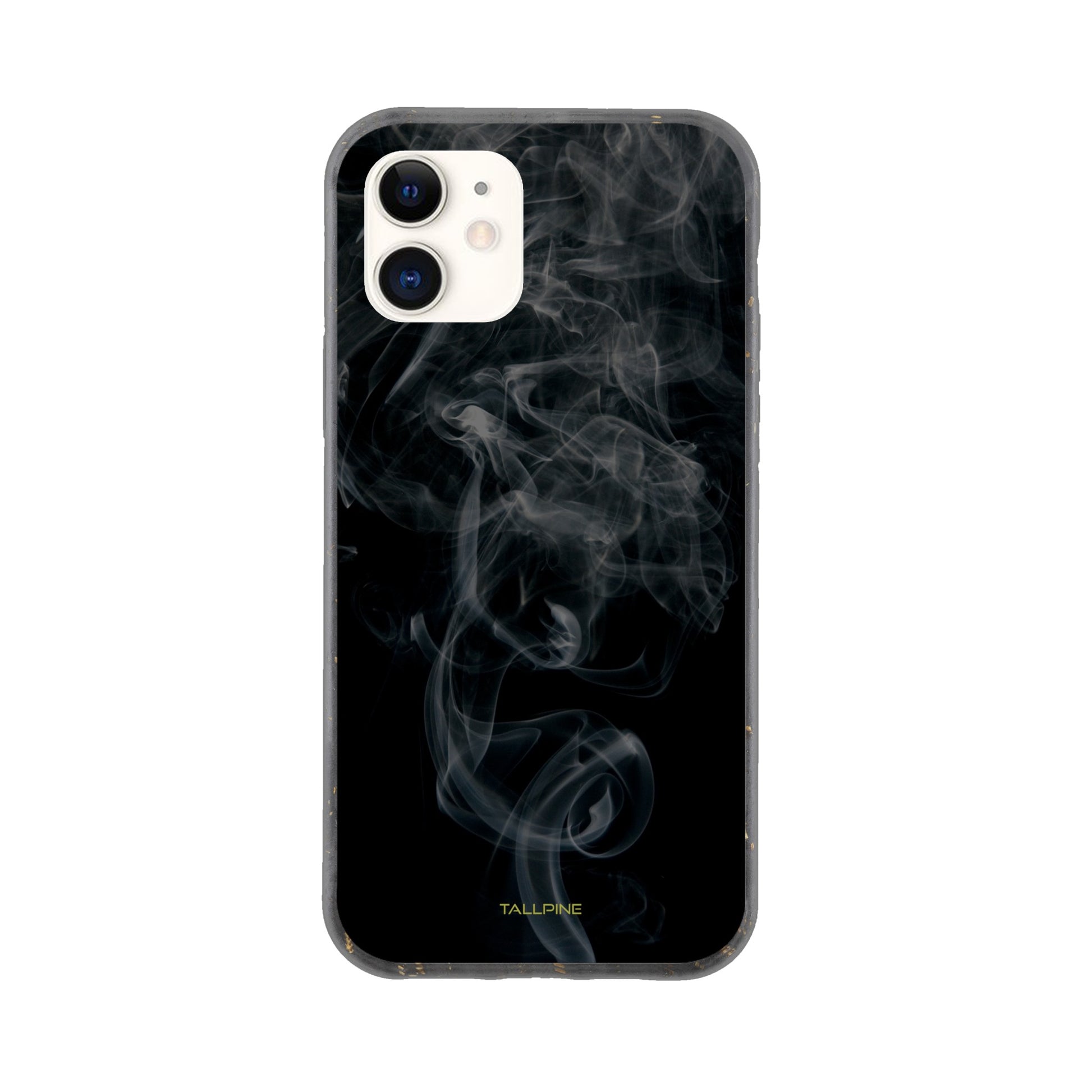 Black Smoke - Eco Case iPhone 12 - Tallpine Cases | Sustainable and Eco-Friendly Phone Cases - Abstract Black Smoke