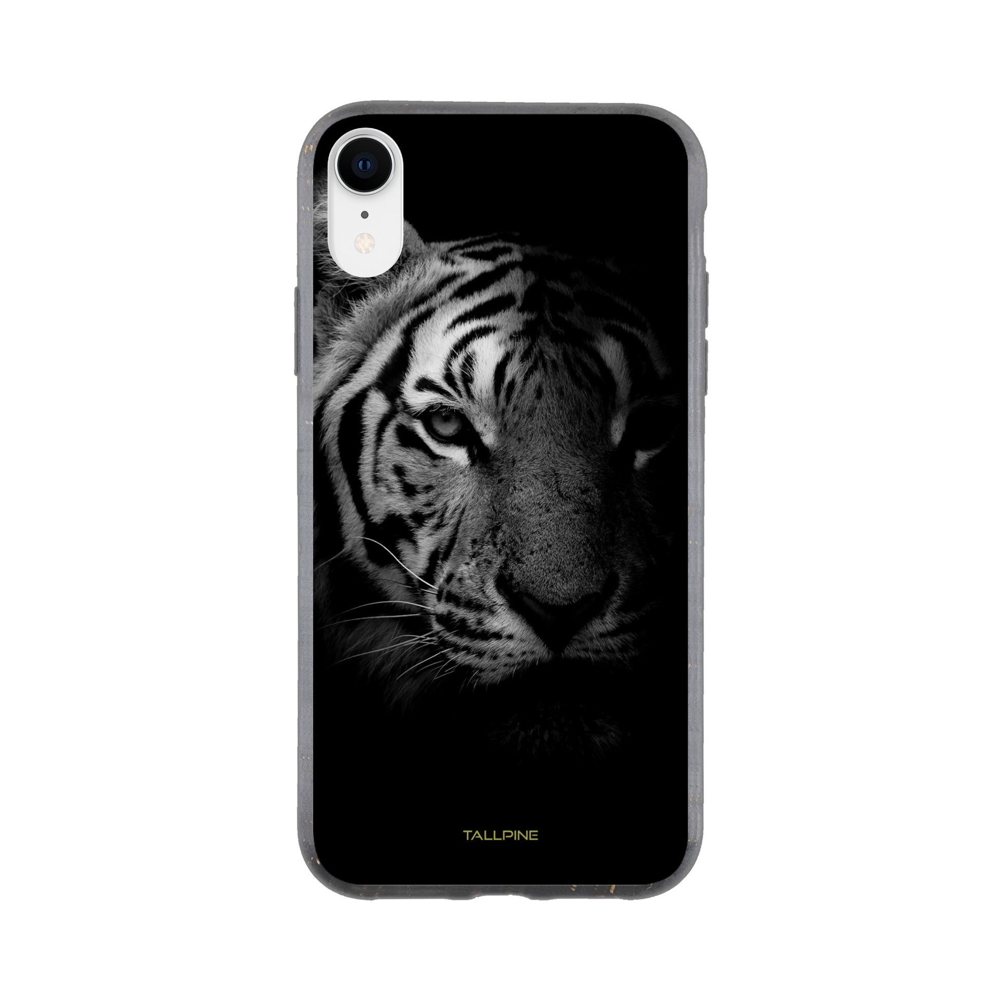 Tiger Black & White - Eco Case iPhone XR - Tallpine Cases | Sustainable and Eco-Friendly - Animals Black Tiger