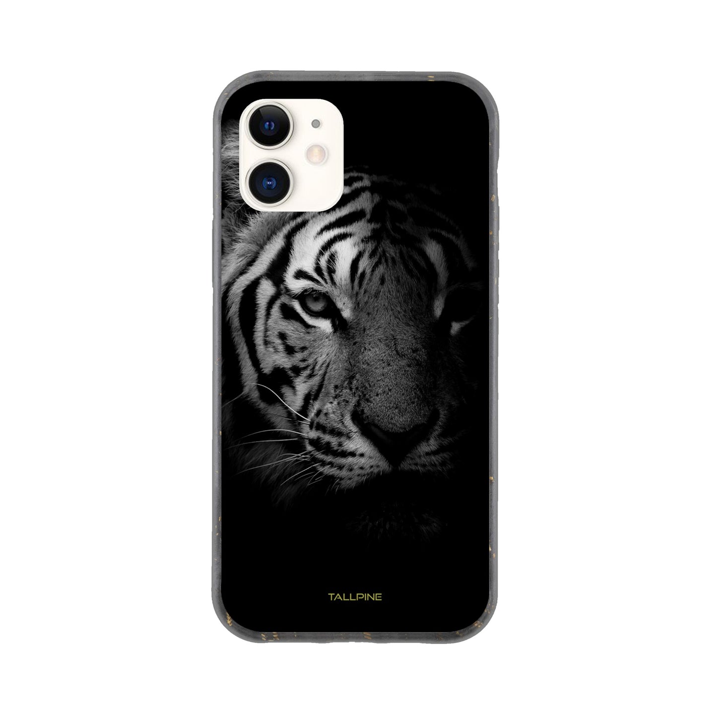 Tiger Black & White - Eco Case iPhone 12 - Tallpine Cases | Sustainable and Eco-Friendly - Animals Black Tiger