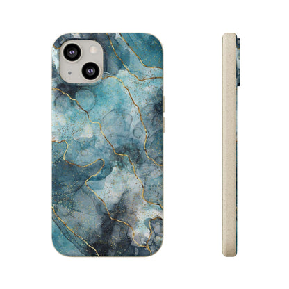 Sapphire Marble - Eco Case - Tallpine Cases | Sustainable and Eco-Friendly - Abstract Blue Marble