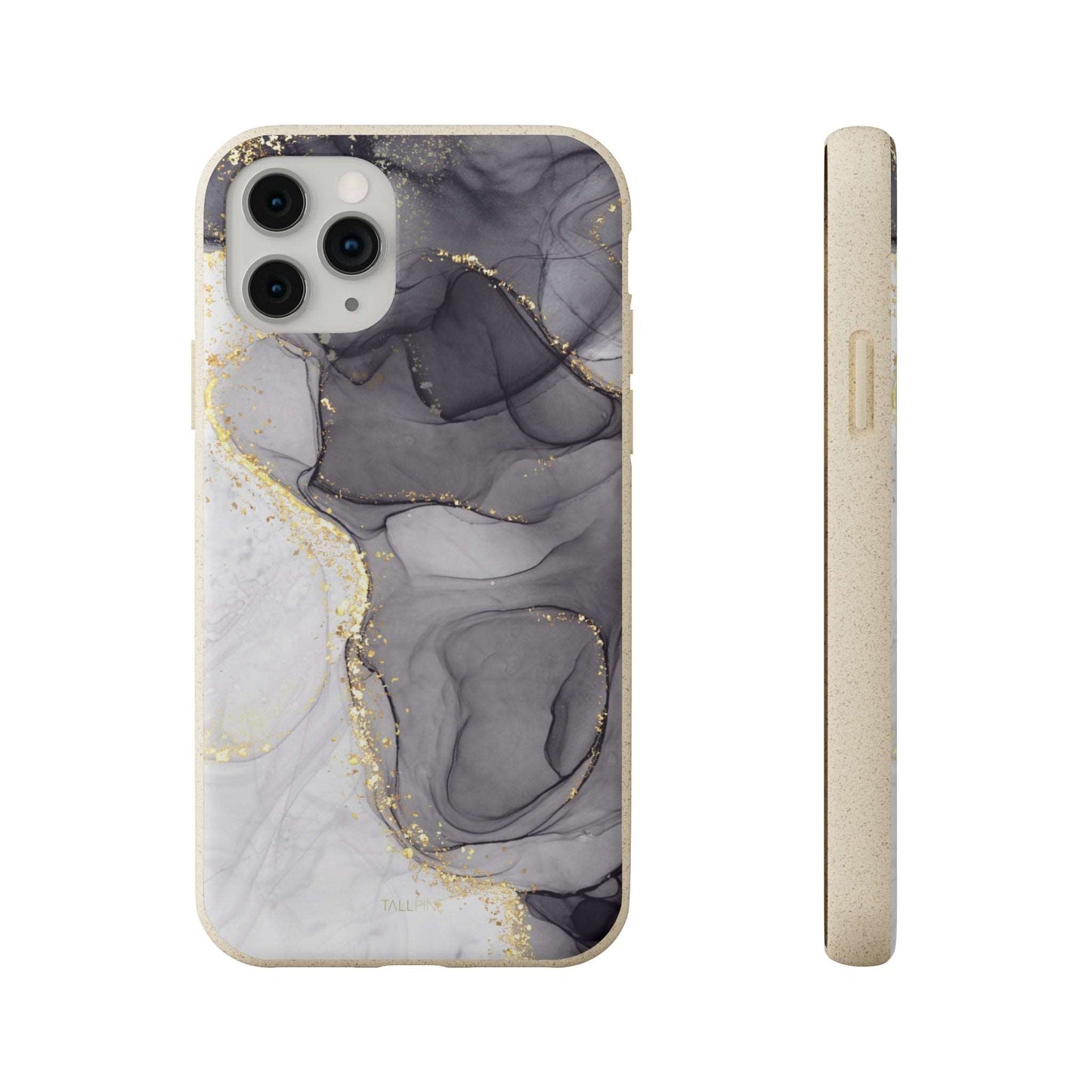 Golden Black Marble - Eco Case iPhone 11 Pro - Tallpine Cases | Sustainable and Eco-Friendly - Abstract Black Marble