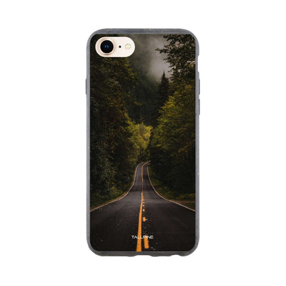 Forest Road - Eco Case iPhone SE - Tallpine Cases | Sustainable and Eco-Friendly - Forest Hot Nature