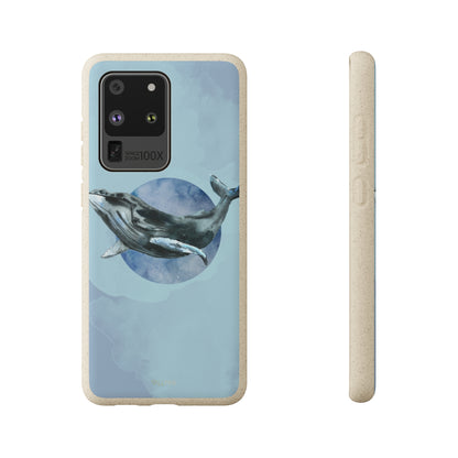 Watercolor Whale - Eco Case Samsung Galaxy S20 Ultra - Tallpine Cases | Sustainable and Eco-Friendly - Animals Blue Sealife
