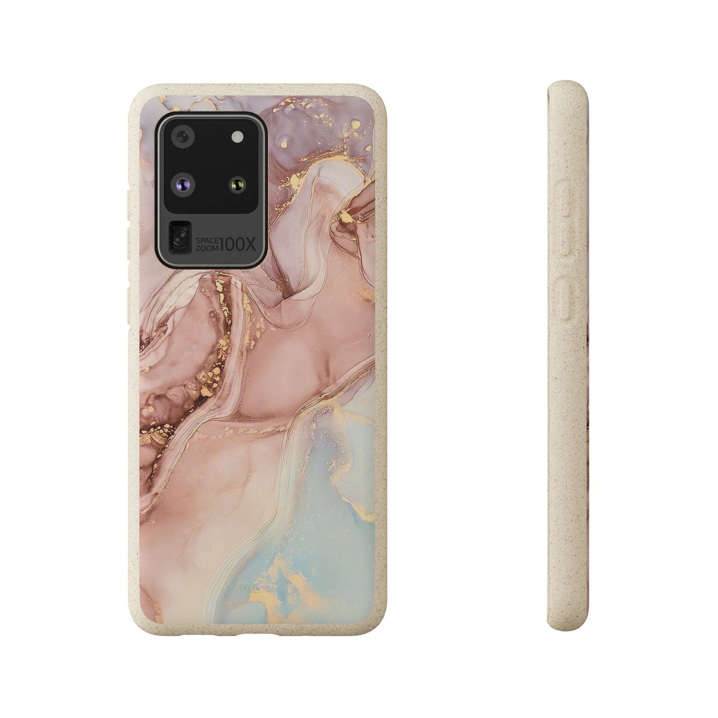 Golden Rose Marble - Eco Case Samsung Galaxy S20 Ultra - Tallpine Cases | Sustainable and Eco-Friendly - Abstract Hot Marble Pink