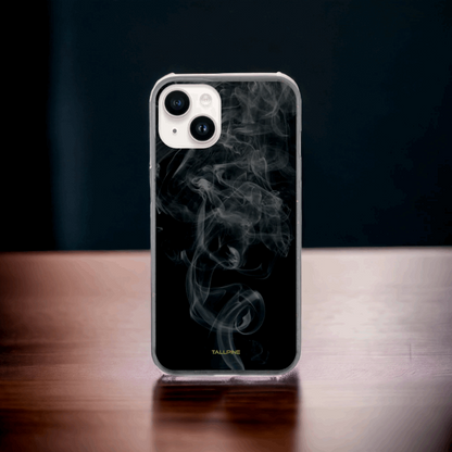 Black Smoke - Eco Case - Tallpine Cases | Sustainable and Eco-Friendly Phone Cases - Abstract Black Smoke
