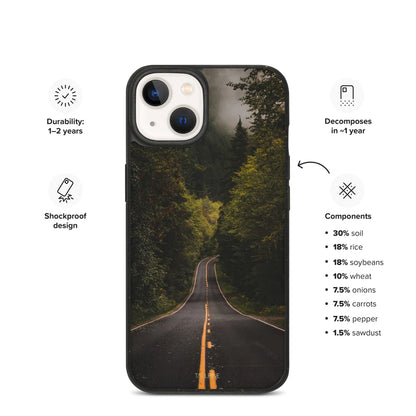 Forest Road - Eco Case - Tallpine Cases | Sustainable and Eco-Friendly - Forest Hot Nature