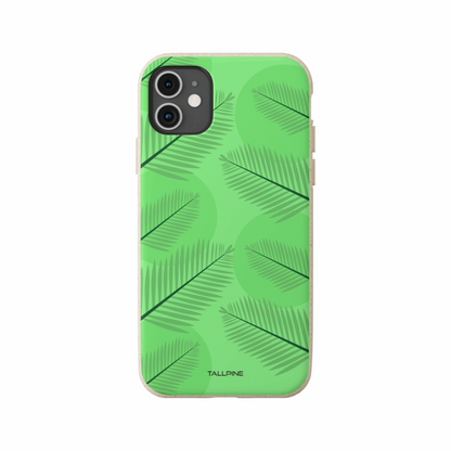 Green Leaves - Eco Case iPhone 11 - Tallpine Cases | Sustainable and Eco-Friendly Phone Cases - Green Leaves Nature New
