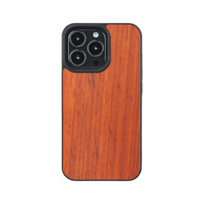 Solid Wood Shatterproof Phone Case Rosewood - Tallpine | Sustainable and Eco-Friendly Phone Cases - Solid color Wood
