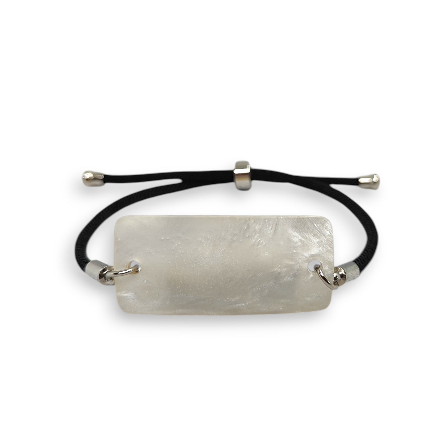 Classic Resin Bracelet - Pearl White