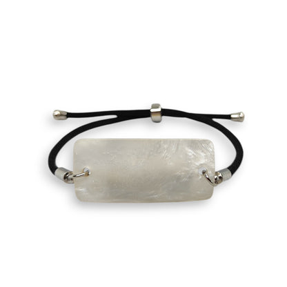 Classic Resin Bracelet - Pearl White
