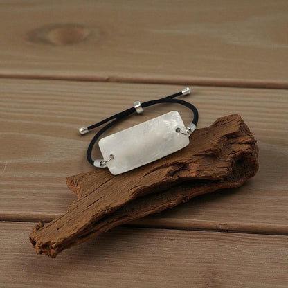 Classic Resin Bracelet - Pearl White