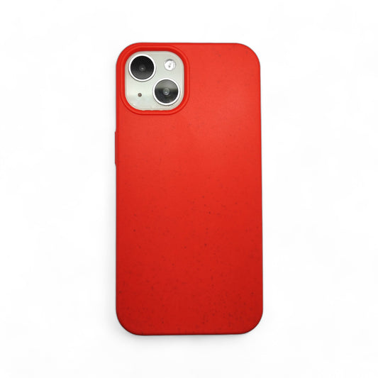 Compostable iPhone Case - Red - Tallpine Cases | Sustainable and Eco-Friendly - Red Solid color