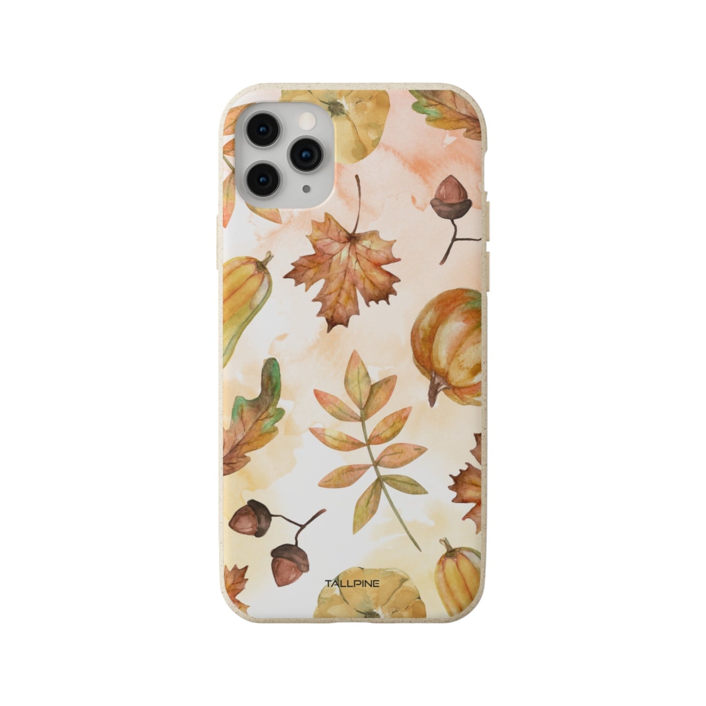 Autumn Harvest - Eco Case iPhone 11 Pro Max - Tallpine Cases | Sustainable and Eco-Friendly Phone Cases - autumn leaves nature New orange