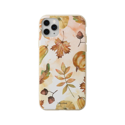 Autumn Harvest - Eco Case iPhone 11 Pro Max - Tallpine Cases | Sustainable and Eco-Friendly Phone Cases - autumn leaves nature New orange