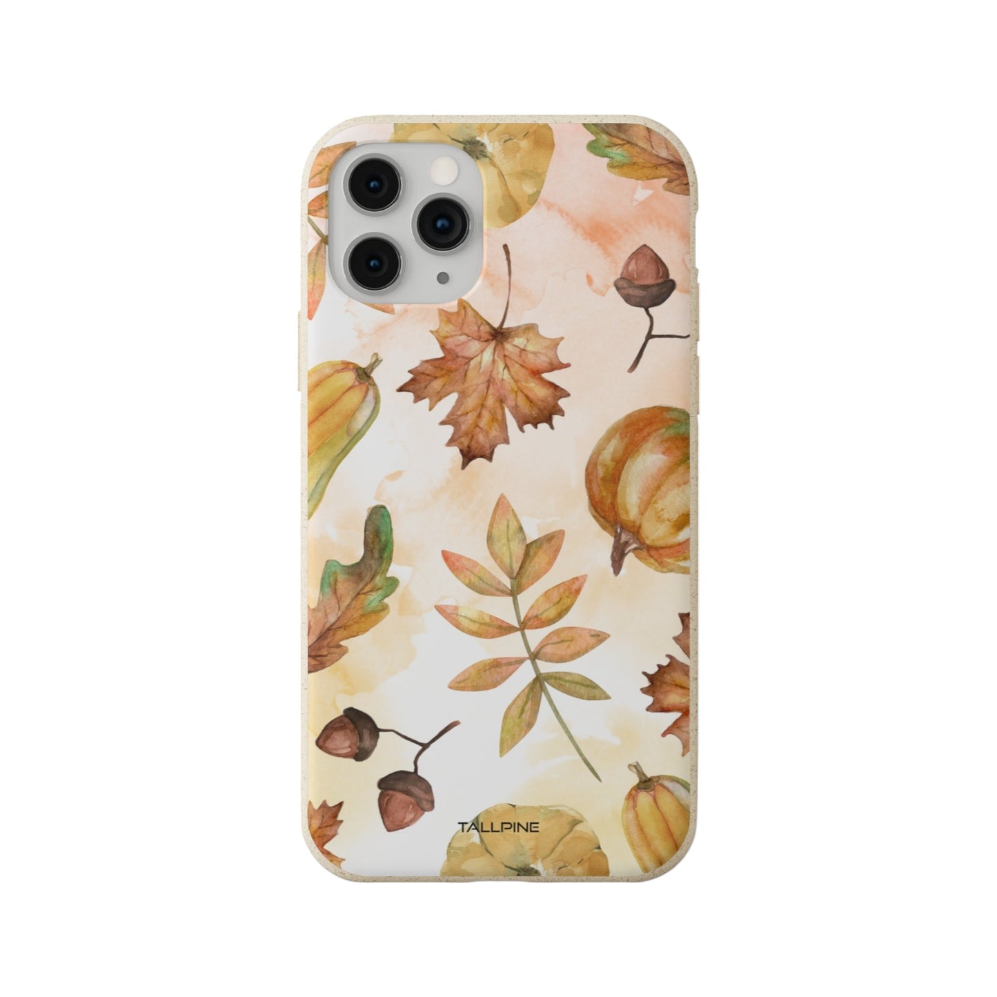 Autumn Harvest - Eco Case iPhone 11 Pro - Tallpine Cases | Sustainable and Eco-Friendly Phone Cases - autumn leaves nature New orange