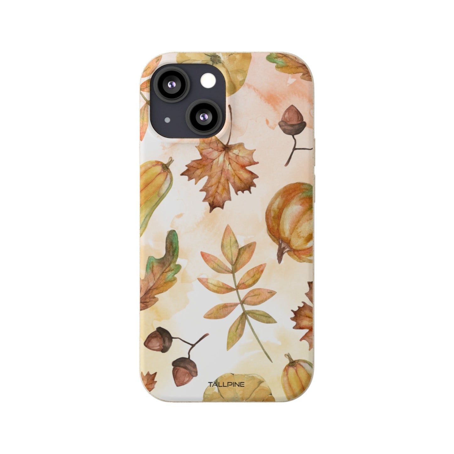 Autumn Harvest - Eco Case iPhone 13 Mini - Tallpine Cases | Sustainable and Eco-Friendly Phone Cases - autumn leaves nature New orange