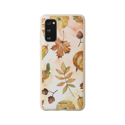 Autumn Harvest - Eco Case Samsung Galaxy S20 - Tallpine Cases | Sustainable and Eco-Friendly Phone Cases - autumn leaves nature New orange