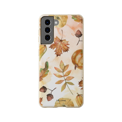 Autumn Harvest - Eco Case Samsung Galaxy S21 - Tallpine Cases | Sustainable and Eco-Friendly Phone Cases - autumn leaves nature New orange