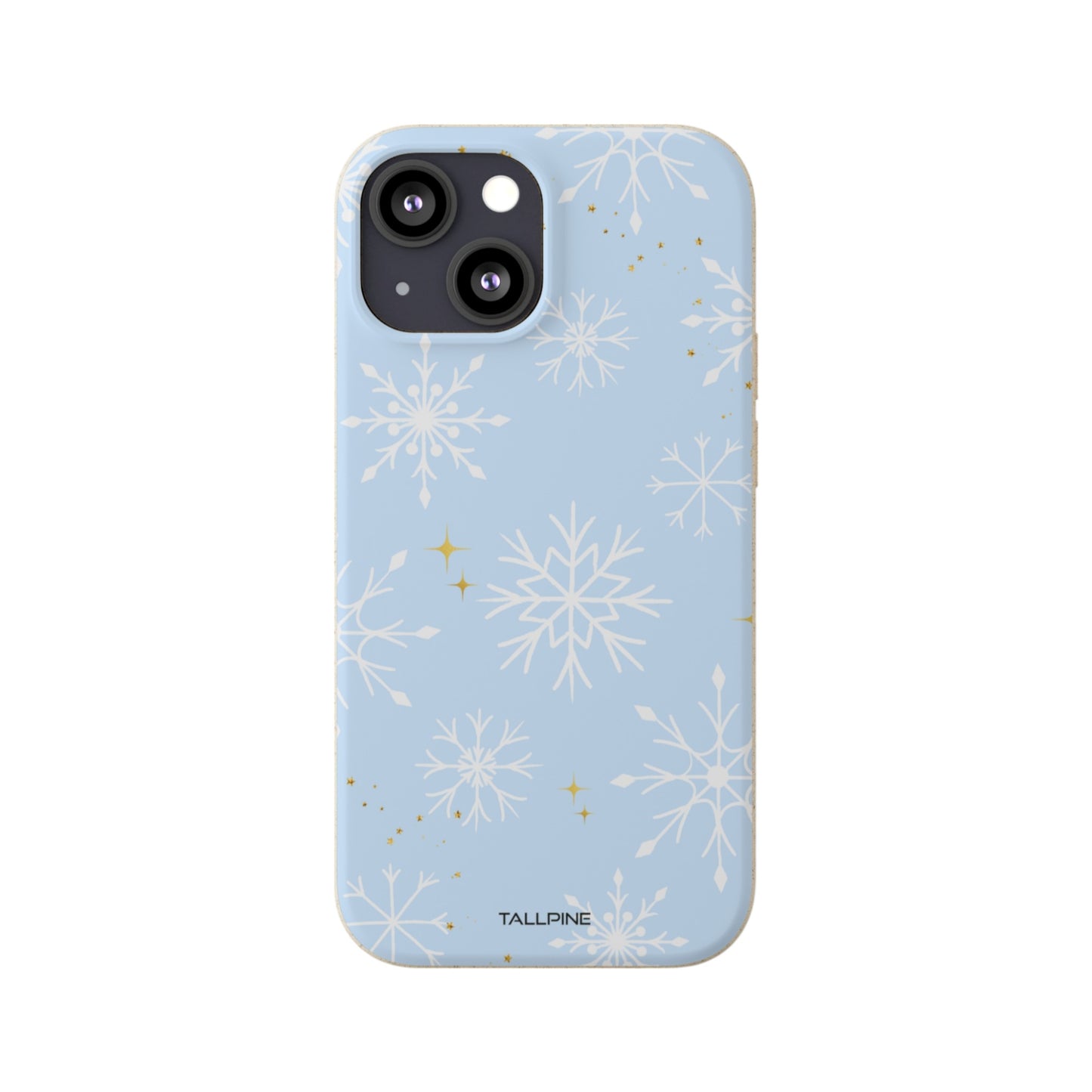 Snowflake Bliss - Eco Case iPhone 13 Mini - Tallpine Cases | Sustainable and Eco-Friendly - Abstract New
