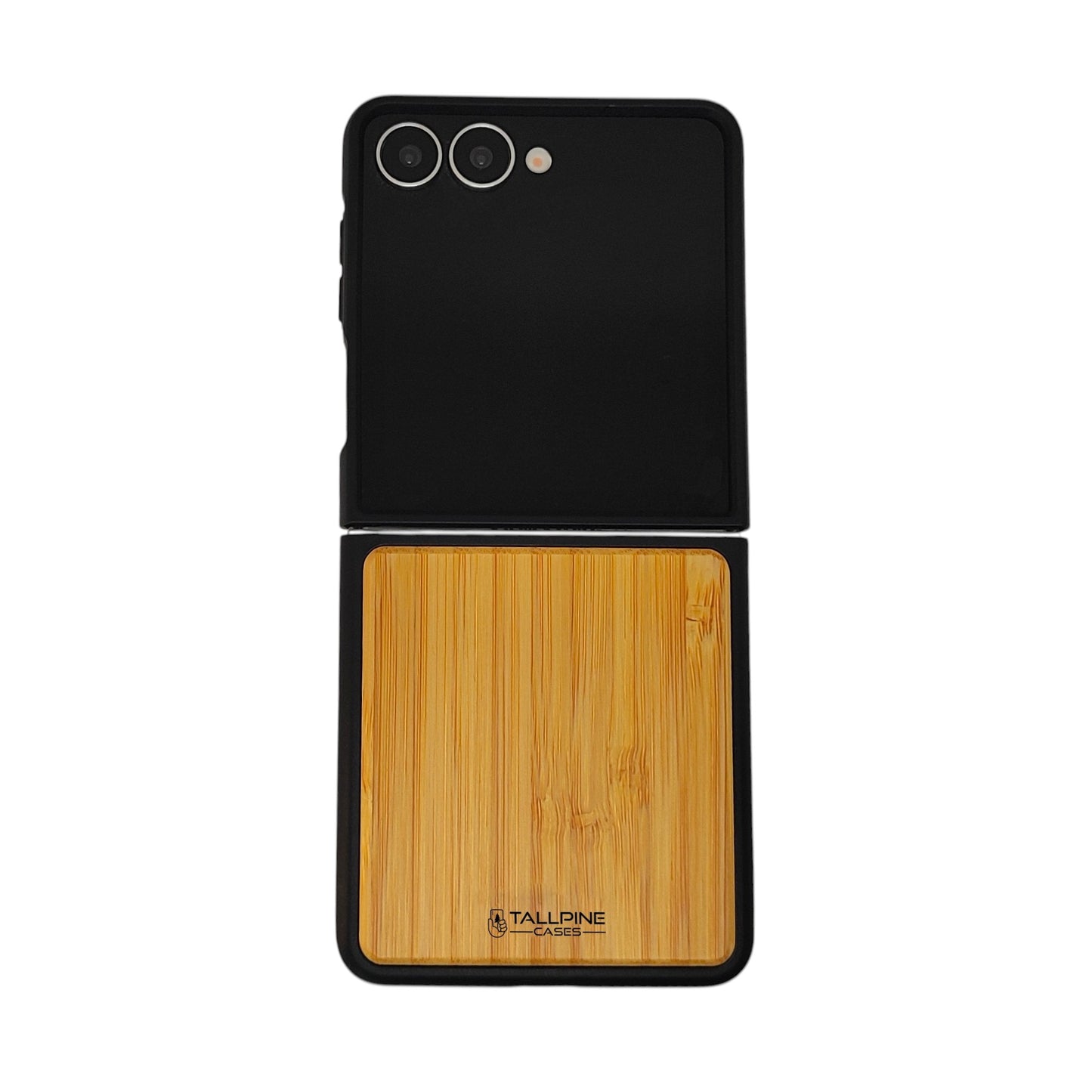 Wood Galaxy Z Flip Case - Bamboo