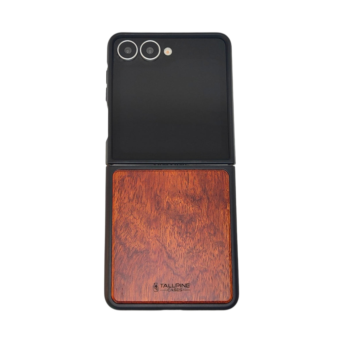 Wood Galaxy Z Flip Case - Rosewood