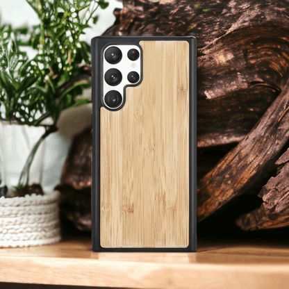 Wood Galaxy Case - Bamboo - Tallpine Cases | Sustainable and Eco-Friendly - Solid color Wood