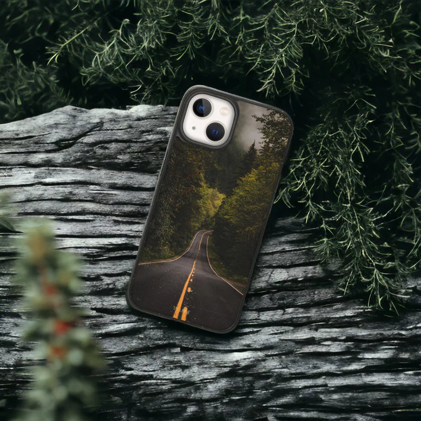 Forest Road - Eco Case - Tallpine Cases | Sustainable and Eco-Friendly - Forest Hot Nature