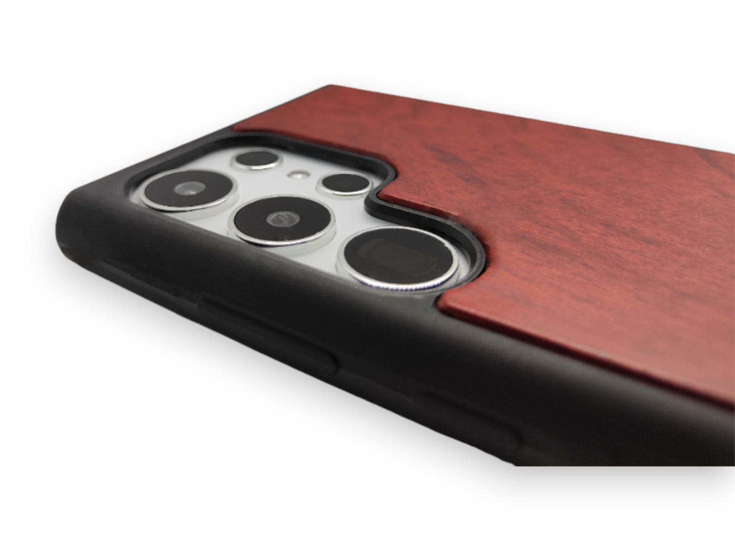 Wood Galaxy Case - Rosewood - Tallpine Cases | Sustainable and Eco-Friendly - Solid color Wood