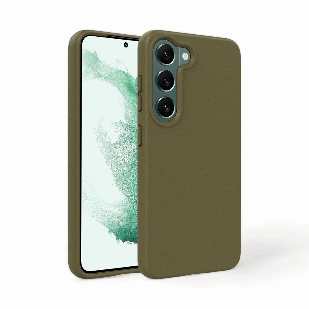 Compostable Samsung Case - Forest Green - Tallpine Cases | Sustainable and Eco-Friendly - Green Solid color