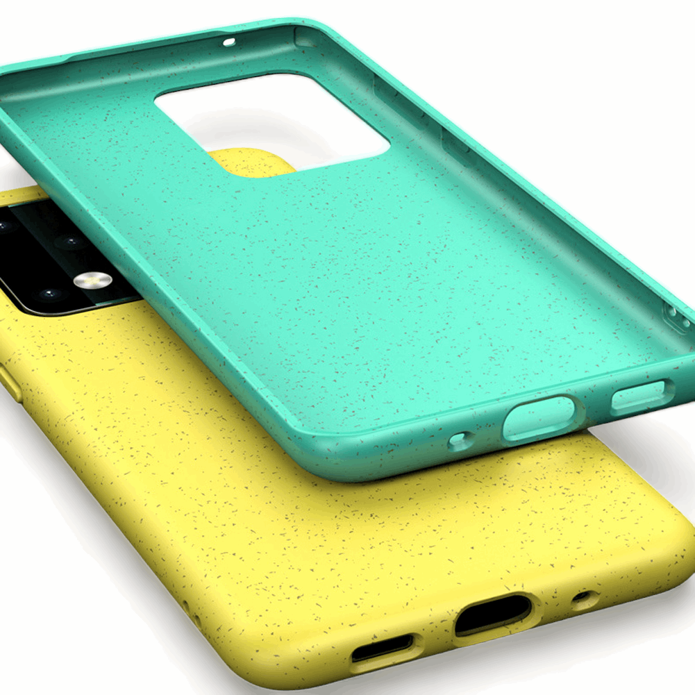 Compostable Samsung Case - Teal - Tallpine Cases | Sustainable and Eco-Friendly - Green Solid color