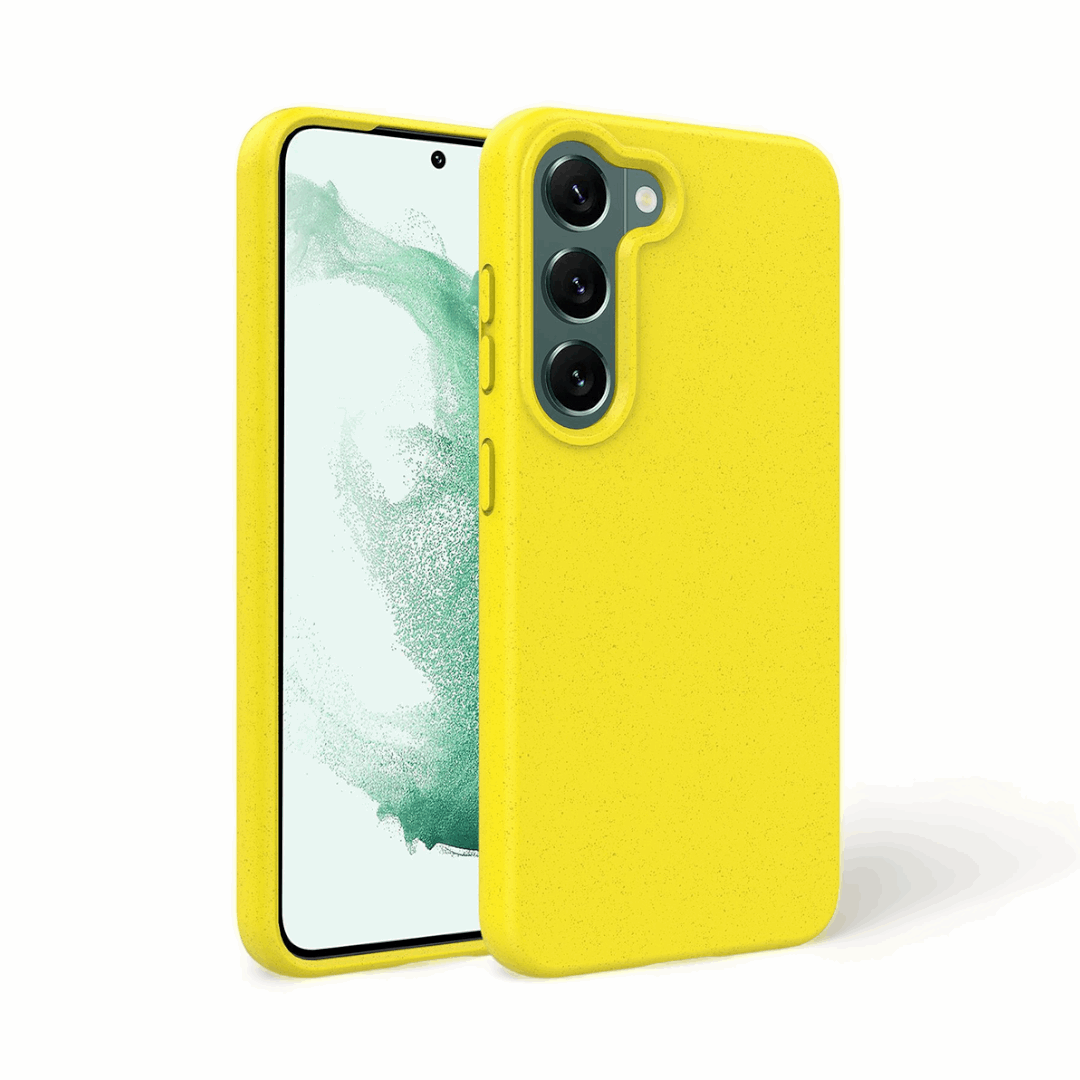 Compostable Samsung Case - Yellow – Tallpine Cases