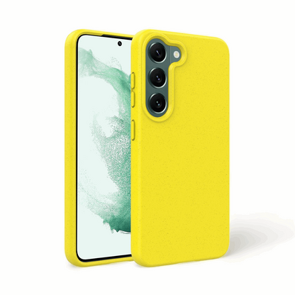 Compostable Samsung Case - Yellow - Tallpine Cases | Sustainable and Eco-Friendly - Solid color Yellow