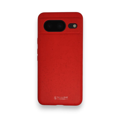 Compostable Google Case - Red Google Pixel 8 - Tallpine Cases | Sustainable and Eco-Friendly - Red Solid color