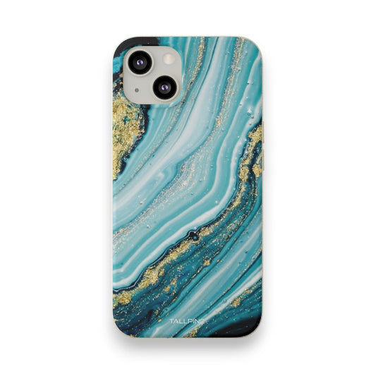 Golden Azure Marble - Eco Case