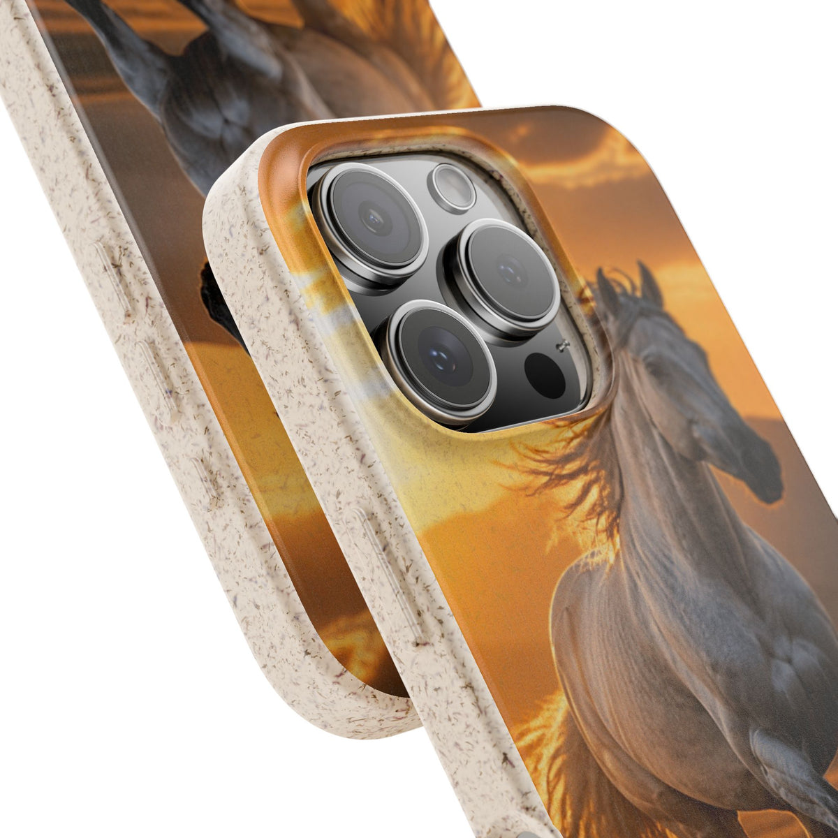 Wild Horse - Eco Case - Tallpine Cases | Sustainable and Eco-Friendly - Black Green Nature