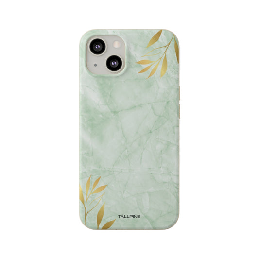 Gilded Mint Marble - Eco Case - Tallpine Cases | Sustainable and Eco-Friendly - Abstract Green Nature