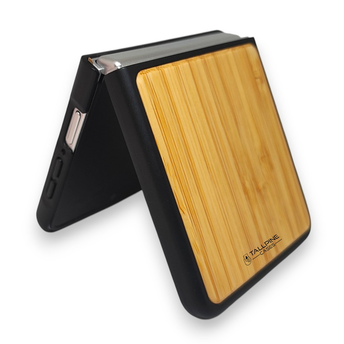 Wood Galaxy Z Flip Case - Bamboo