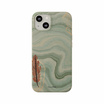 Autumn Leaf - Eco Case - Tallpine Cases | Sustainable and Eco-Friendly Phone Cases - Green Leaves Nature New