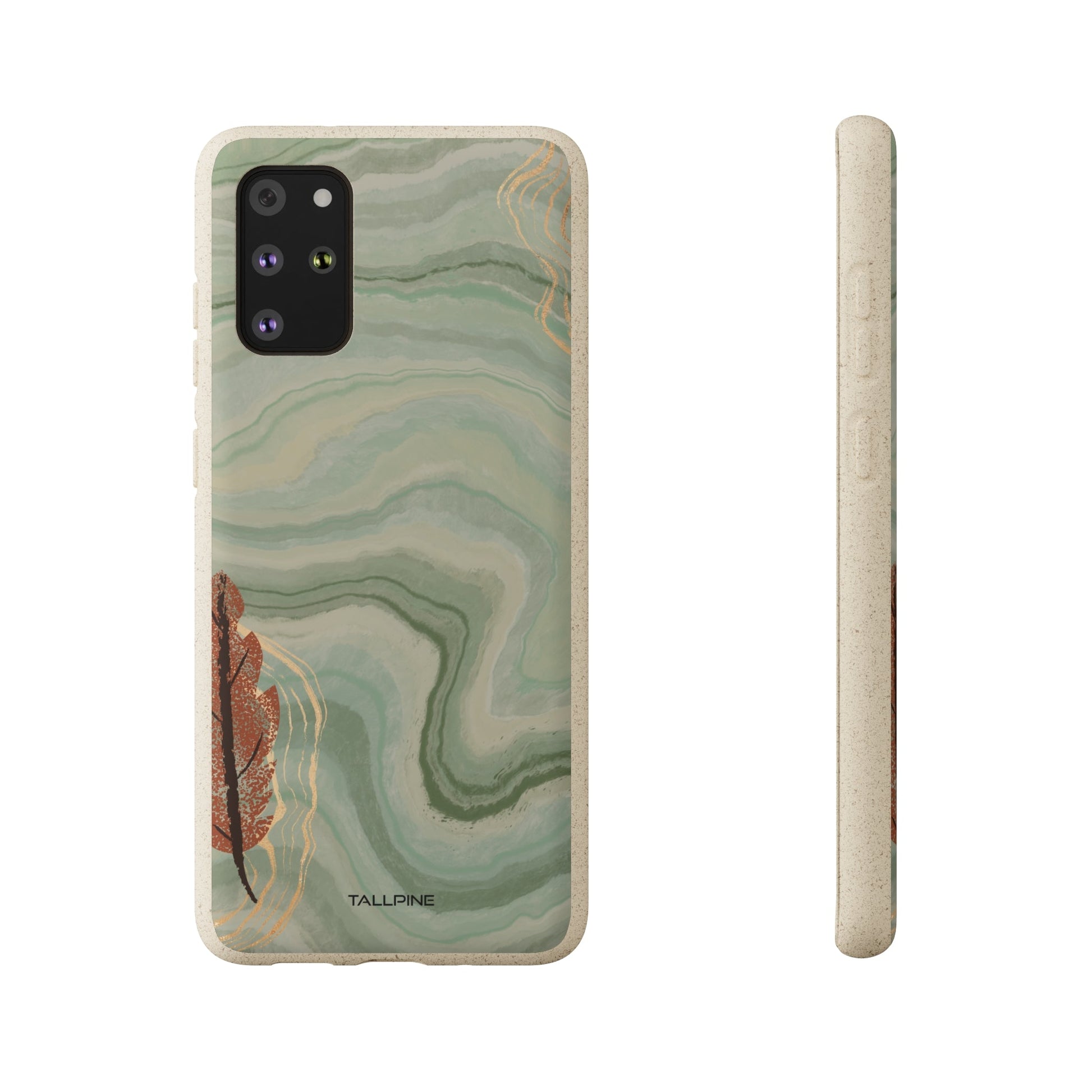 Autumn Leaf - Eco Case Samsung Galaxy S20+ - Tallpine Cases | Sustainable and Eco-Friendly Phone Cases - Green Leaves Nature New