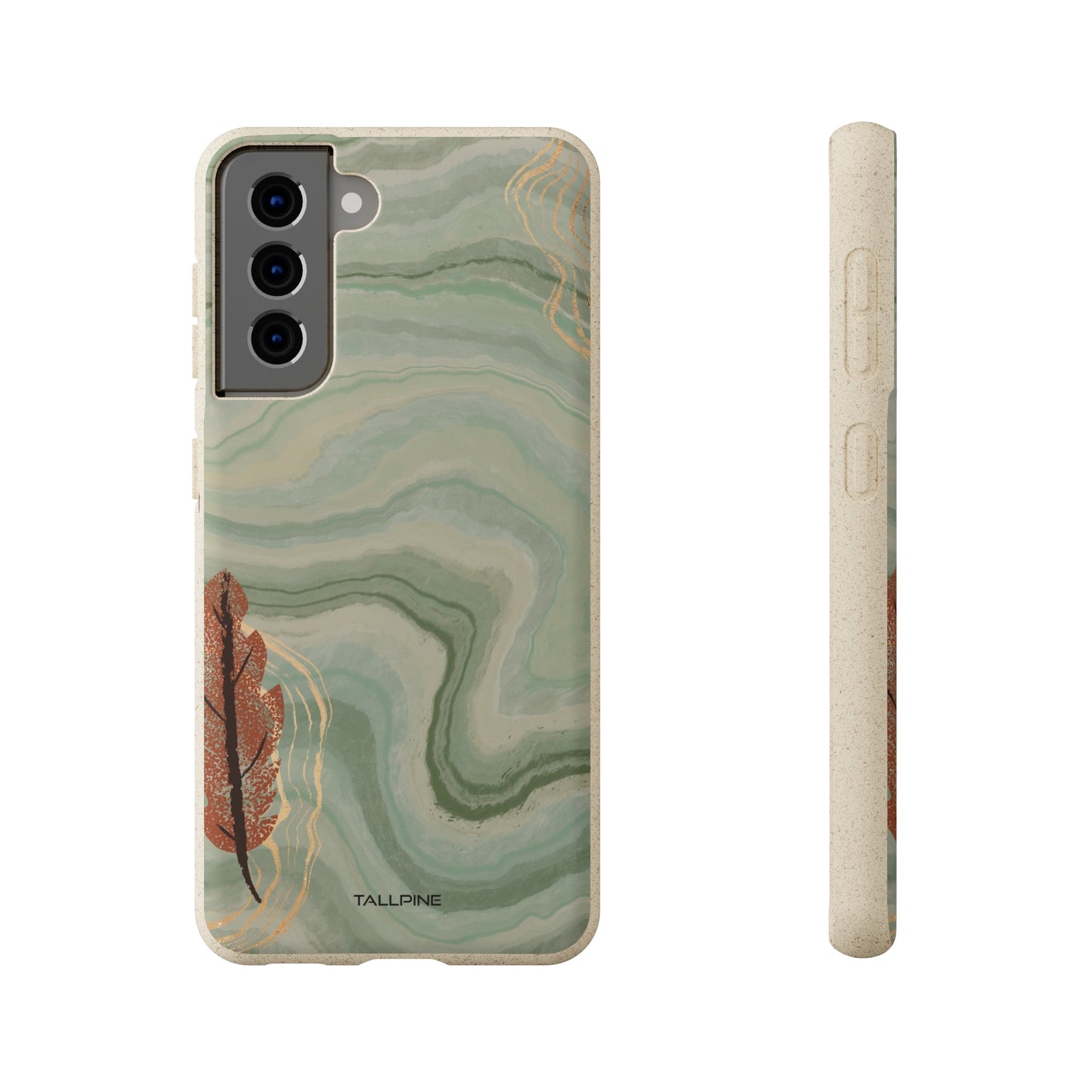 Autumn Leaf - Eco Case Samsung Galaxy S21 - Tallpine Cases | Sustainable and Eco-Friendly Phone Cases - Green Leaves Nature New