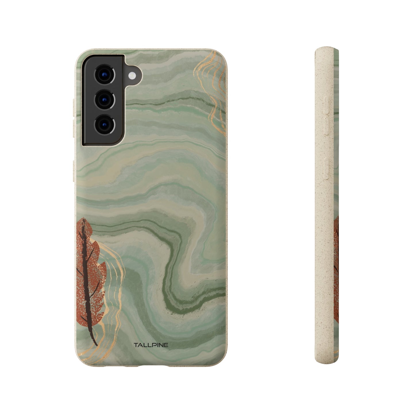 Autumn Leaf - Eco Case Samsung Galaxy S21 Plus - Tallpine Cases | Sustainable and Eco-Friendly Phone Cases - Green Leaves Nature New