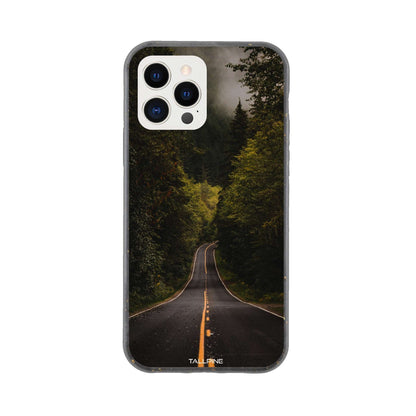 Forest Road - Eco Case iPhone 12 Pro - Tallpine Cases | Sustainable and Eco-Friendly - Forest Hot Nature
