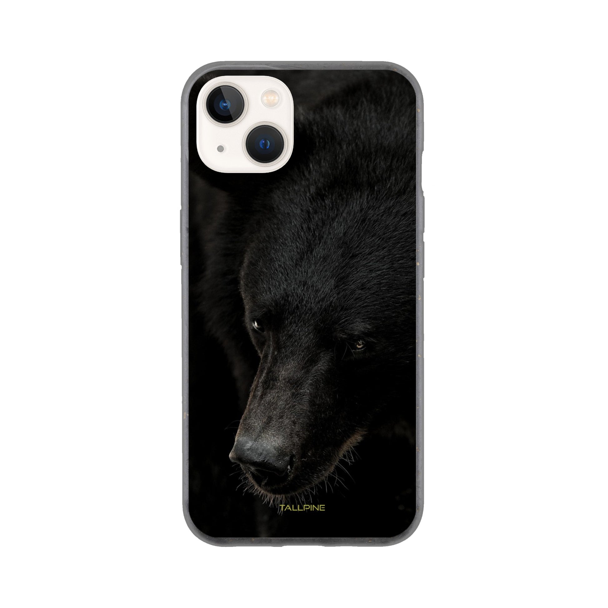 North American Black Bear - Eco Case iPhone 13 - Tallpine Cases | Sustainable and Eco-Friendly Phone Cases - Animals Bear Black New