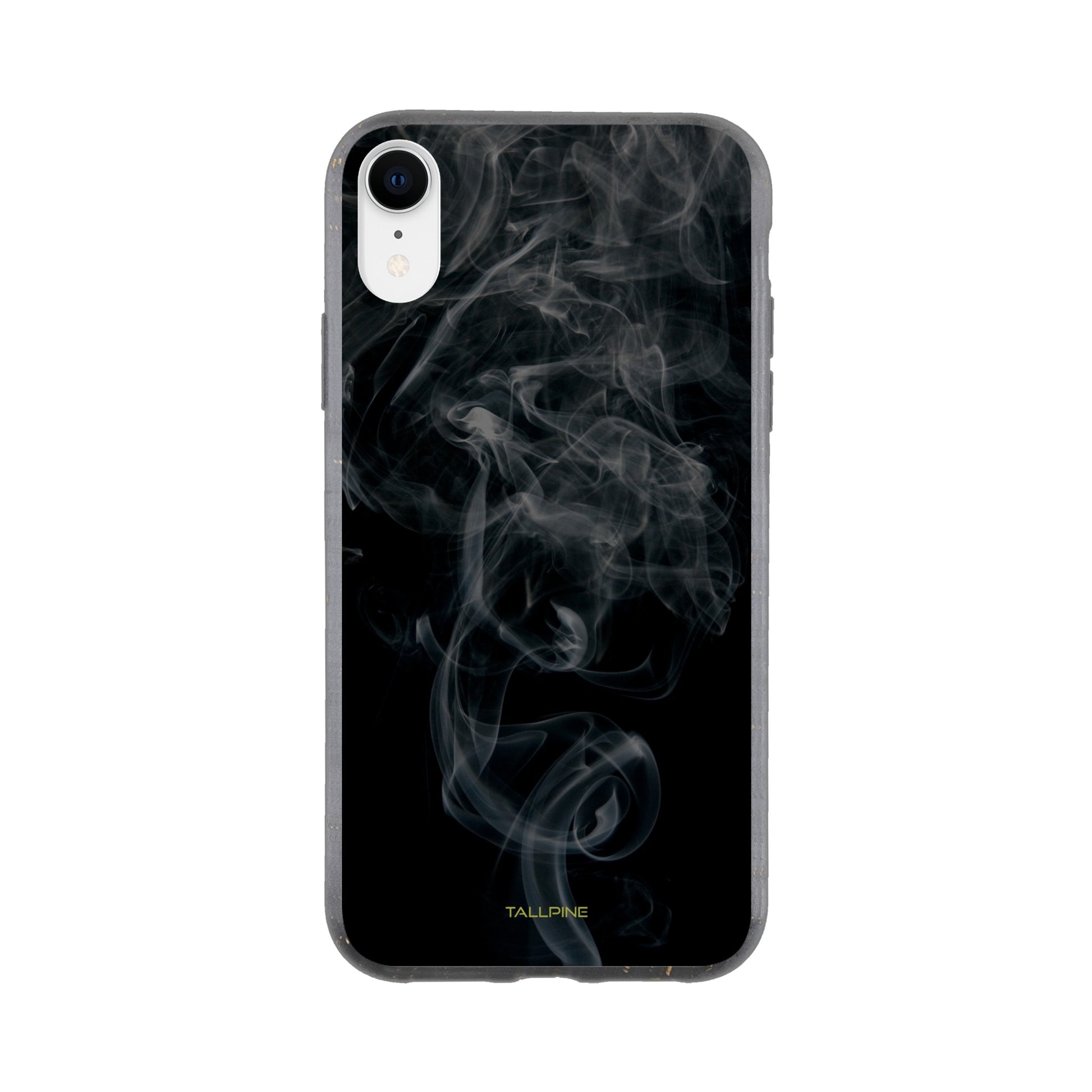 Black Smoke - Eco Case iPhone XR - Tallpine Cases | Sustainable and Eco-Friendly Phone Cases - Abstract Black Smoke