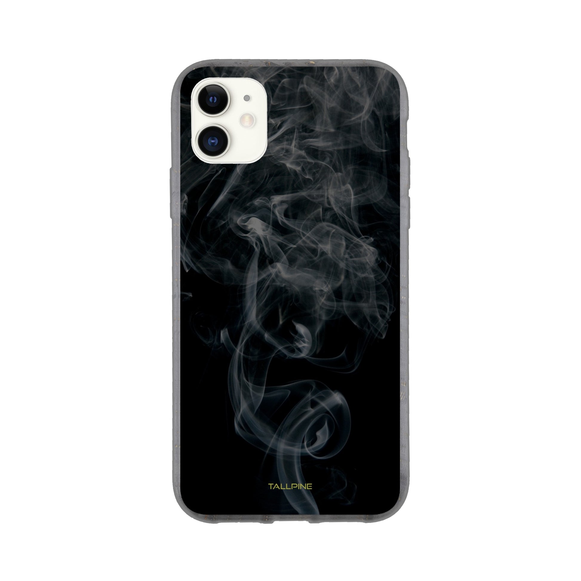 Black Smoke - Eco Case iPhone 11 - Tallpine Cases | Sustainable and Eco-Friendly Phone Cases - Abstract Black Smoke