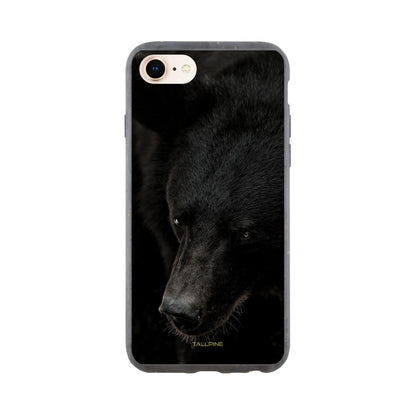 North American Black Bear - Eco Case iPhone 8 - Tallpine Cases | Sustainable and Eco-Friendly Phone Cases - Animals Bear Black New