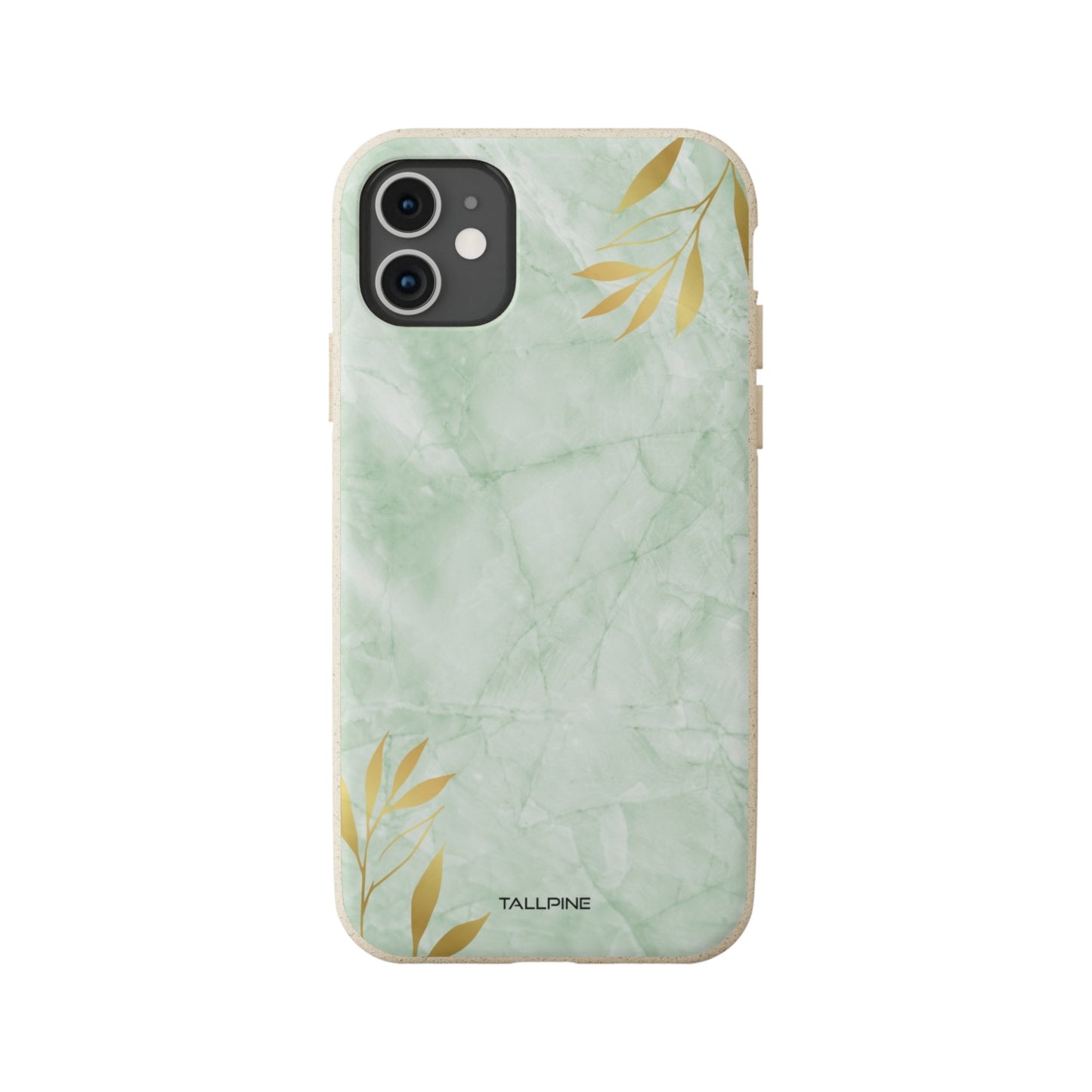 Gilded Mint Marble - Eco Case iPhone 11 - Tallpine Cases | Sustainable and Eco-Friendly - Abstract Green Nature