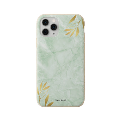 Gilded Mint Marble - Eco Case iPhone 11 Pro - Tallpine Cases | Sustainable and Eco-Friendly - Abstract Green Nature