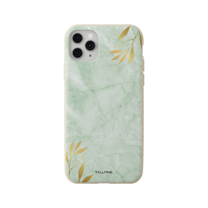 Gilded Mint Marble - Eco Case iPhone 11 Pro Max - Tallpine Cases | Sustainable and Eco-Friendly - Abstract Green Nature