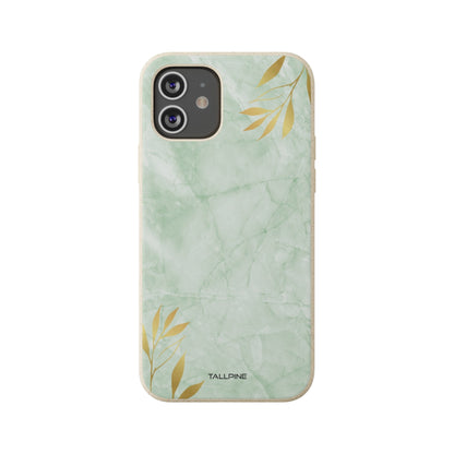 Gilded Mint Marble - Eco Case iPhone 12 - Tallpine Cases | Sustainable and Eco-Friendly - Abstract Green Nature